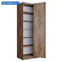 Шкаф распашной Мебельная компания е1 LCK_GL_M1_1000_BT 101x220x52.5 см ЛДСП цвет крафт табачный
