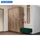 Шкаф распашной Мебельная компания е1 LCKS2_G_M1_1600_KT 162x220x52.5 см ЛДСП цвет крафт табачный