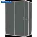Душевой уголок Rgw Passage 581415 прямоугольный 80x120см серебро профиль эффект стекла прозрачный