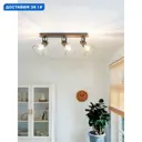 Спот поворотный Eglo Eg_98136 3 лампы E27 5 м² цвет коричневый
