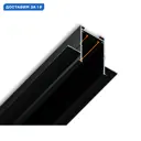 Трековый шинопровод встраиваемый однофазный Ambrella light Ambr_gl1010 200 см цвет черный