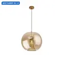 Светильник подвесной Mantra Kriss Mn_8528 1 лампа 4 м² цвет бронза/золото