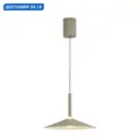 Светильник подвесной светодиодный Mantra Calice Mn_7897 3 м² теплый белый (желтый) свет цвет серый