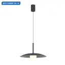 Светильник подвесной светодиодный Mantra Lidia Mn_8977 5 м² теплый белый (желтый) свет цвет темно-серый