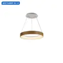 Люстра подвесная светодиодная Mantra Niseko с пультом управления 7 м² регулируемый белый свет цвет под дерево