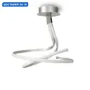 Люстра подвесная светодиодная Mantra Nur Mn_4998 15 м² теплый белый (желтый) свет цвет серебристый