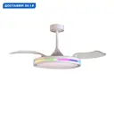 Люстра-вентилятор светодиодная Mantra Mn_8727 с пультом 17 м² освещение от 20 до 40 м² вентиляция регулируемый белый свет цвет белый