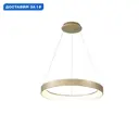 Люстра подвесная светодиодная Mantra Niseko с пультом управления 10 м² регулируемый белый свет цвет золотой