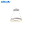 Люстра подвесная светодиодная Mantra Niseko с пультом управления 7 м² регулируемый белый свет цвет белый