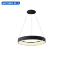 Люстра подвесная светодиодная Mantra Niseko с пультом управления 10 м² регулируемый белый свет цвет черный