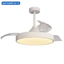 Люстра-вентилятор светодиодная Mantra Mn_8752 с пультом 18 м² освещение от 20 до 40 м² вентиляция регулируемый белый свет цвет белый