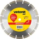 Диск алмазный по железобетону Vetonit 70184603371 сегментный 230x22.2x2.6 мм