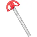 Линейка разметочная нержавеющая сталь Vertextools 3046-6 300 мм