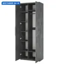 Шкаф распашной Гамма Мелодия МК-22 с 2 дверями 80x220x60 см ЛДСП цвет серый ароза реликтовая