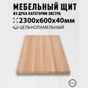 Мебельный щит Дом дерева 60x230x4 см дуб сорт Экстра
