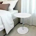 Столик кофейный круглый Gomlden 40x40x45 см белый