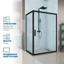 Душевая ширма GuteWetter 1036235467 прямоугольная 75x155см