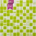 Декоративная мозаика Nsmosaic S-463 NS01GL0040nsk 30x30см цвет Зеленый