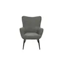 Кресло Аметист Готье 43x98x81 см текстиль цвет антрацит