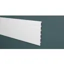 Стеновая панель 3D Decor-dizayn DD916 белый 2000x240x13мм 4.8м²