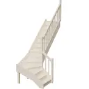 Межэтажная лестница Stairshop ЛЕС-ГПШ32 с поворотом направо