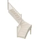 Межэтажная лестница Stairshop ЛЕС-ГЛШ33 с поворотом налево