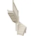 Межэтажная лестница Stairshop ЛЕС-ПЛУ21 1490х1710x2925мм с левым поворотом