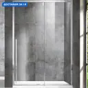 Душевая дверь Vincea Lugano VDS-1L130CL-1 130x195 цвет профиля серебристый блеск стекло прозрачное