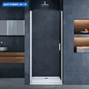 Душевая дверь Vincea Alpha VDP-3AL850CL 85 см цвет профиля серебристый блеск стекло прозрачное