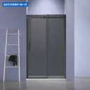 Душевая дверь Vincea Como-N VDS-4CN140CGB 140 см цвет профиля черный стекло тонированное