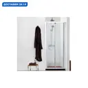 Душевая дверь Aquanet Alfa 210022 цвет профиля серебристый блеск стекло прозрачное