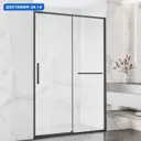 Душевая дверь Vincea Slim Soft VDS-1SS130CLGM 130 см цвет профиля серый стекло прозрачное