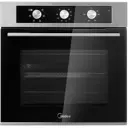 Встраиваемый духовой шкаф Midea MO37003X 57х65х62 см цвет серый / серебристый