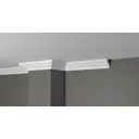 Карниз Decor-dizayn DD39 на стену и потолок полистирол белый 2000x46x46 мм 1 шт