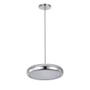 Светильник подвесной светодиодная Escada Iris 10304/1led black/chrome 15 м² разноцветный свет цвет хром, черный