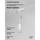 Трековый светильник подвесной светодиодный Elektrostandard A065336 12 Вт 3 м² цвет белый