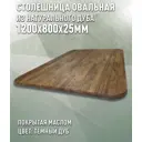 Кухонная столешница Дом дерева 38644 120x80x2.5 см Дерево цвет тёмный-дуб