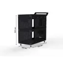 Тележка инструментальная Metalex Тип 2А 118749 400x700x800 мм черная