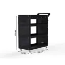 Тележка инструментальная Metalex Тип 2А 118782 700x450x950 мм черная