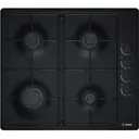 Газовая варочная панель Bosch PBP6C6K80Q 62 см 4 конфорки цвет черный