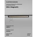 Трековый светильник светодиодный Elektrostandard 85050/01 Slim Magnetic 18 Вт 6 м² цвет черный