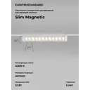 Трековый светильник светодиодный Elektrostandard 85049/01 Slim Magnetic 12 Вт 4 м² цвет белый
