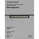 Трековый светильник светодиодный Elektrostandard 85049/01 Slim Magnetic 12 Вт 4 м² цвет черный