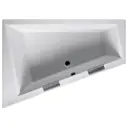 Ванна Riho Doppio B033001005 R 180x130 см асимметричная акриловая цвет белый