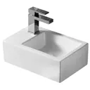 Раковина накладная Azario AZ4331 37см цвет белый