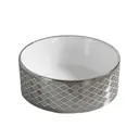 Раковина накладная Ceramalux 7078ASP 358252 41x41 см цвет серебристый