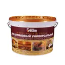 Лак акриловый универсальный SUPER DECOR полуматовый прозрачный 10 кг