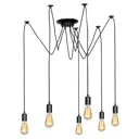 Люстра-паук Люссоле Shirley Sy2718 6 ламп 52.5 м² цвет черный