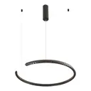 Светильник подвесной светодиодная Люссоле Shoe Sy8290 14 м² нейтральный белый свет цвет черный