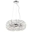 Люстра подвесная Люссоле Alaska Sy9338 16 ламп 70 м² цвет хром